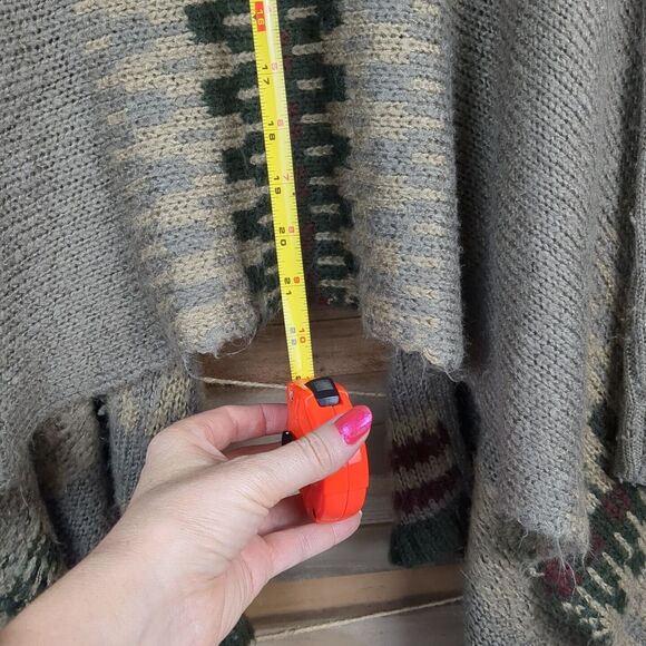 Elan Cardigan Sweater Flowy Long Open Front Cozy Womens L Cabincore Gorp - Picture 6 of 10